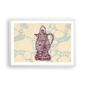 Plakat w białej ramie - Uroda codzienności - 70x50 cm