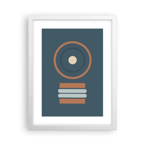 Plakat w białej ramie - Istota rzeczy - 30x40 cm