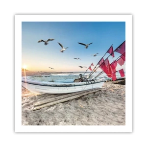 Plakat - Zasłużony odpoczynek - 60x60 cm