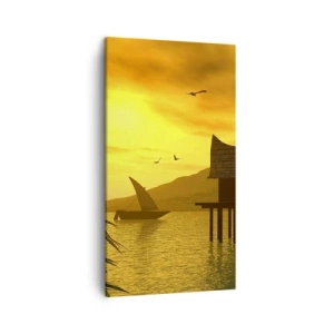 Obraz na płótnie - Upragniony spokój - 45x80 cm