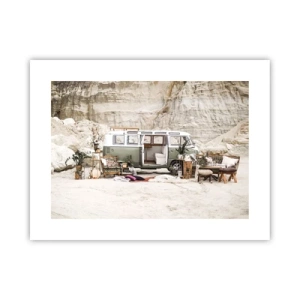 Plakat - Podróż czas zacząć - 40x30 cm