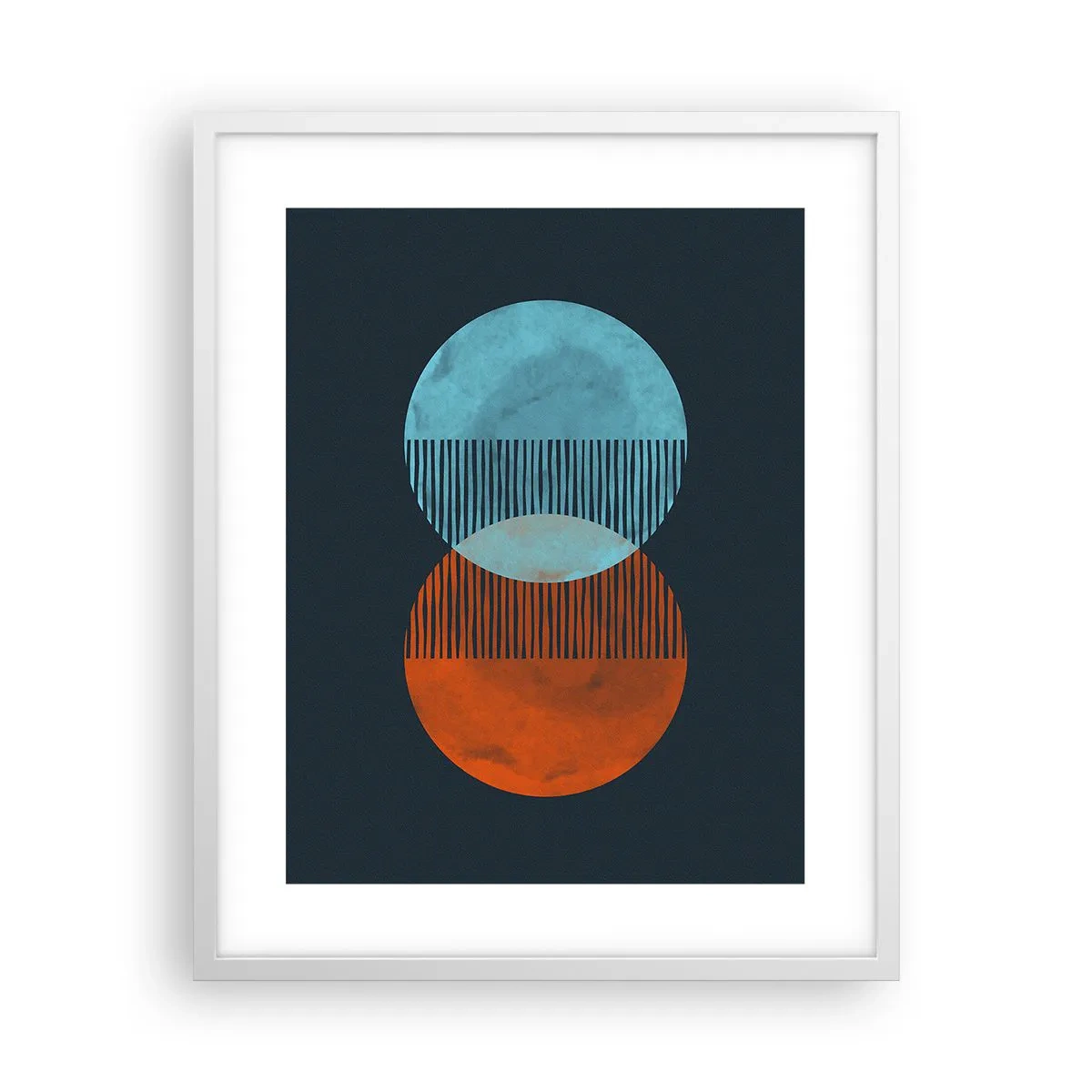Plakat w białej ramie - Astronomiczna fantazja - 40x50 cm