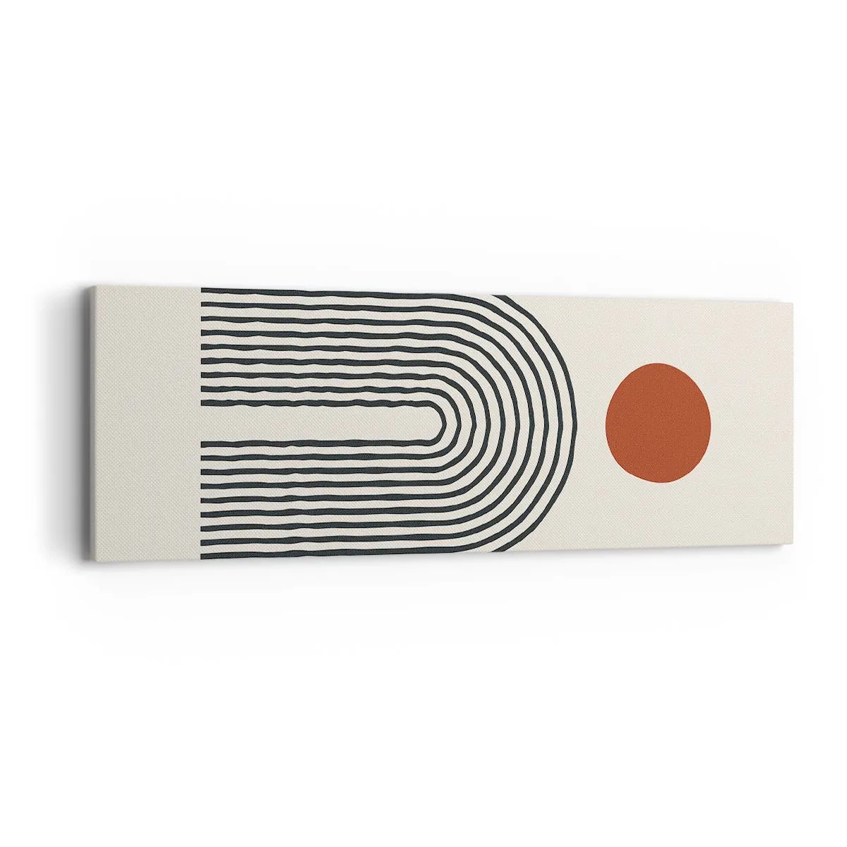 Obraz na płótnie - Magnetyzm kształtów i barw - 90x30 cm