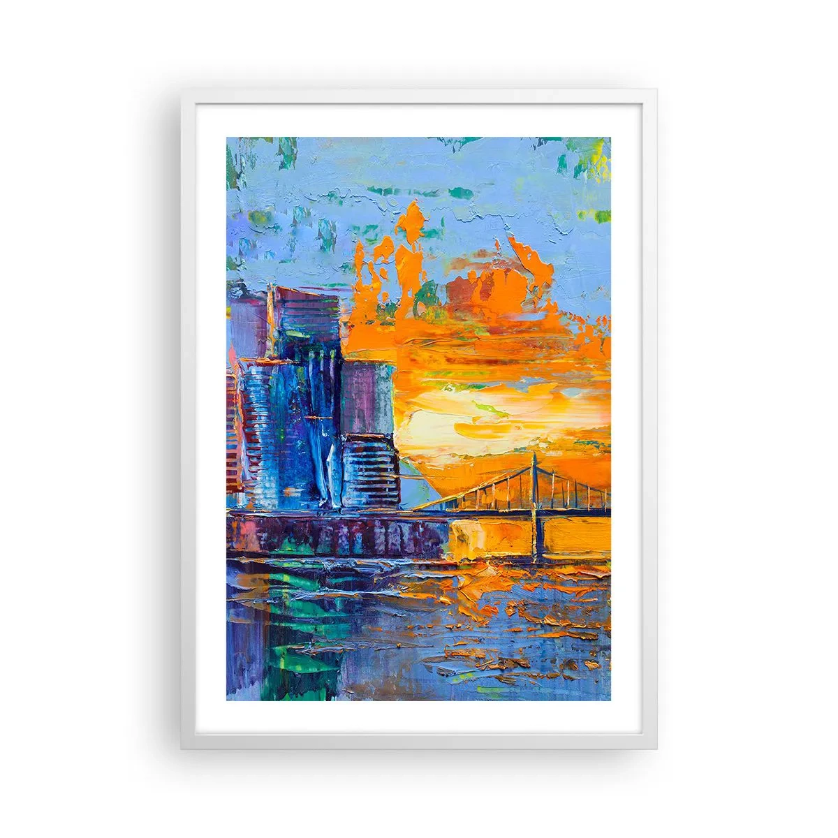 Plakat w białej ramie - Kultura i natura - 50x70 cm