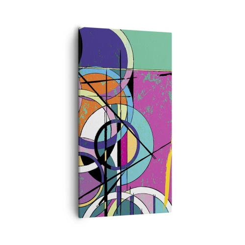 Obraz na płótnie - Koło za kołem - 55x100 cm