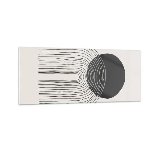 Obraz na szkle - Drżenie i pewność - 100x40 cm