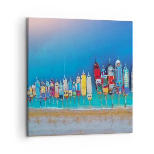 Obraz na płótnie - Z lotu ptaka - 50x50 cm