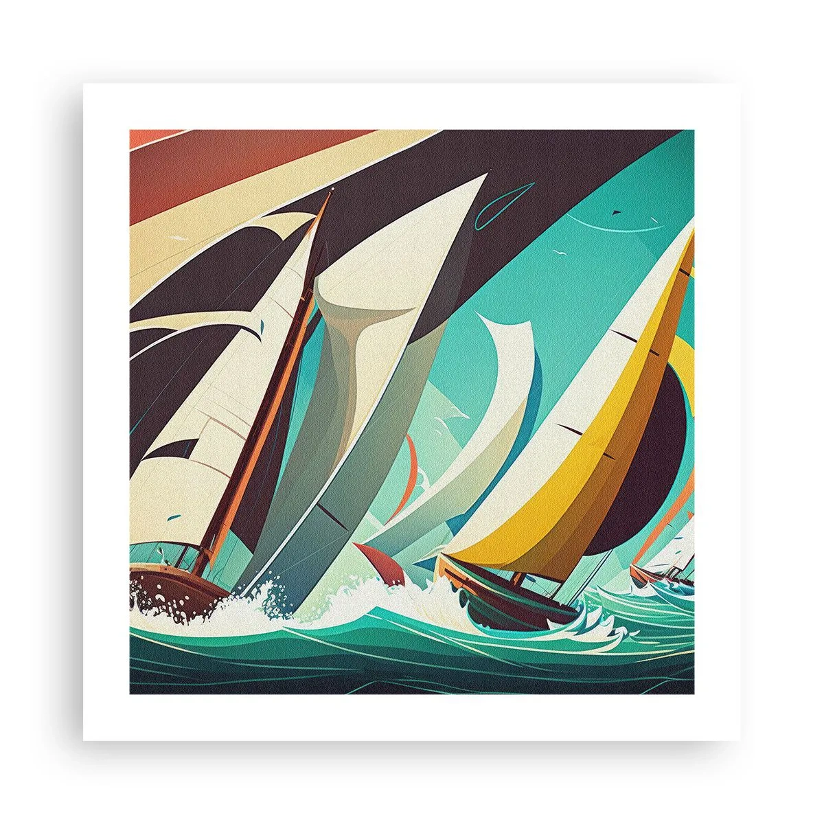 Plakat - Z żywiołami za pan brat - 50x50 cm