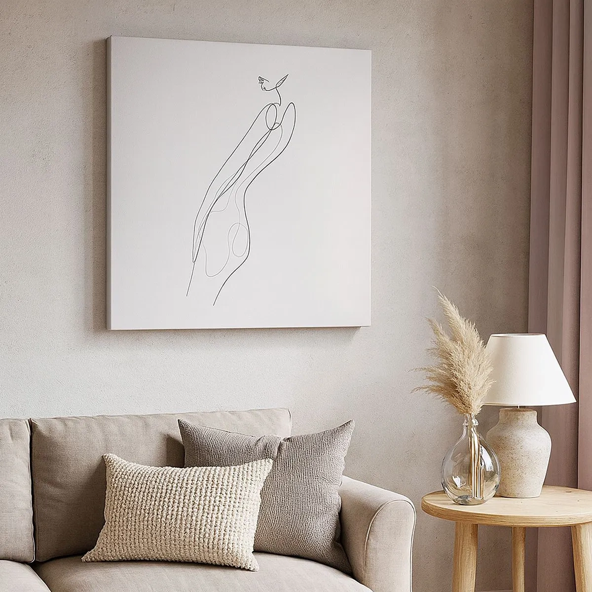 Obraz na płótnie - Zaledwie obietnica - 30x30 cm