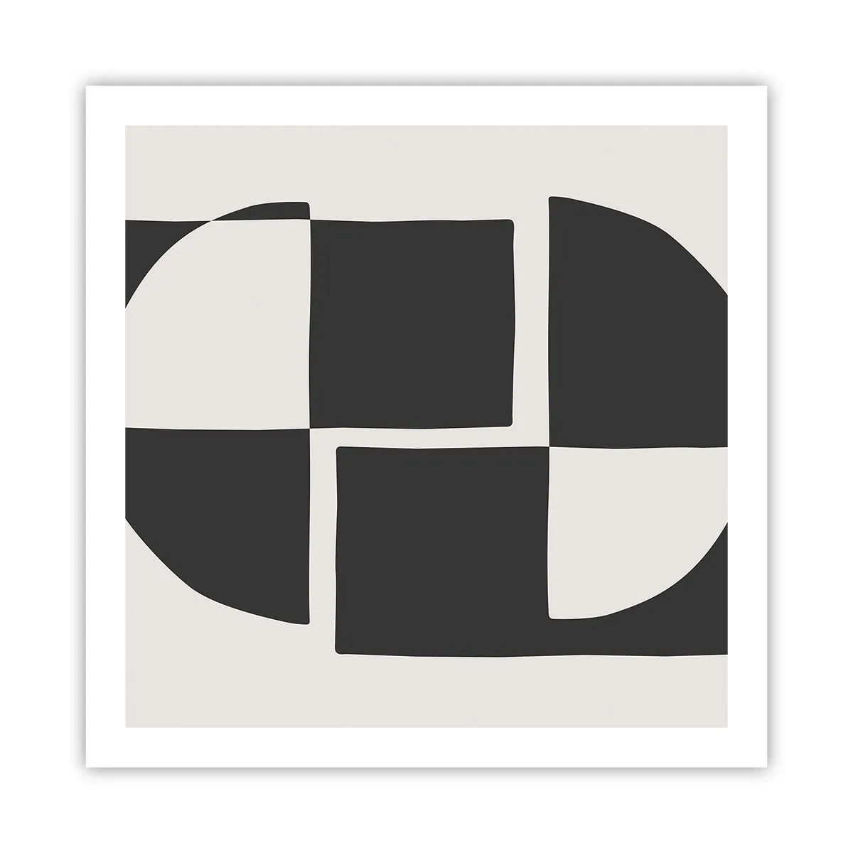 Plakat - Antyteza – synteza - 60x60 cm