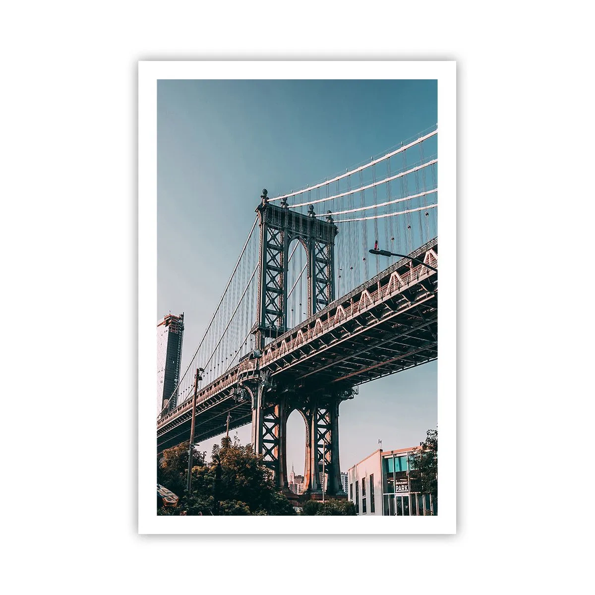 Plakat - Nad falami miasta - 61x91 cm