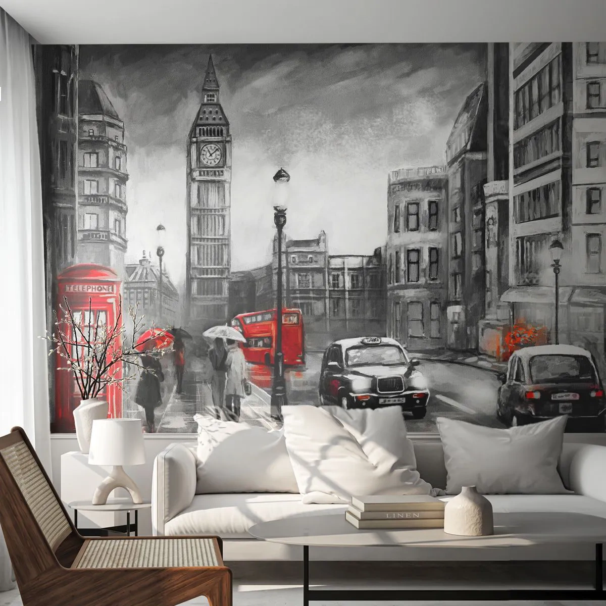 Fototapeta Samoprzylepna Deluxe Sticker - Wcale nie szare miasto - Londyn, Miasto, Architektura - 250x175 cm
