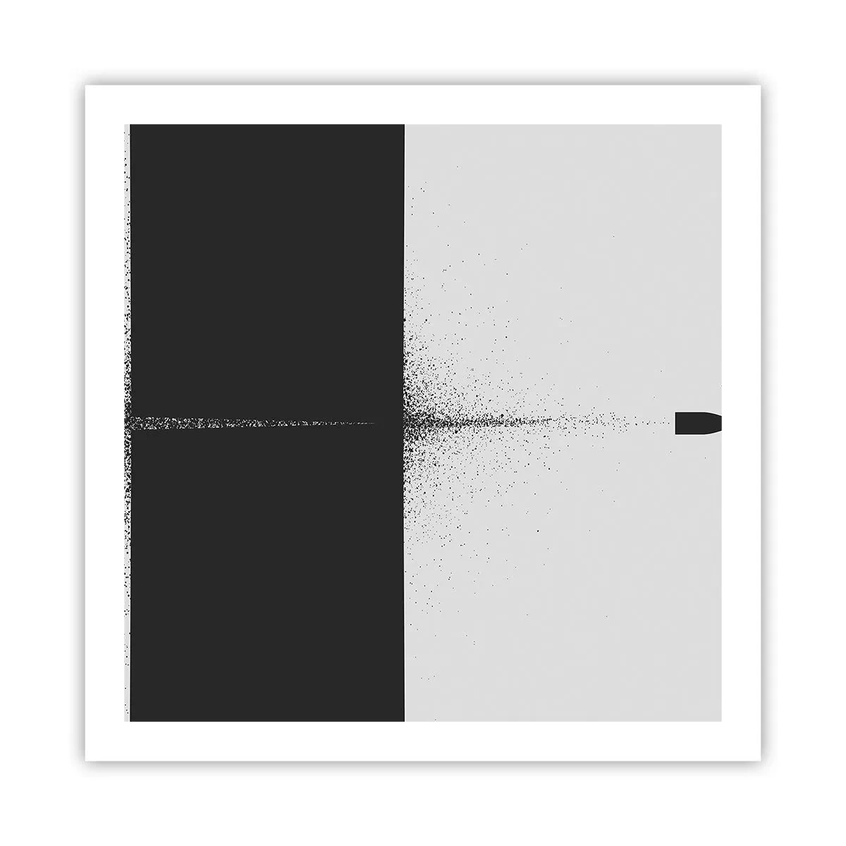 Plakat - Prosto do celu - 60x60 cm