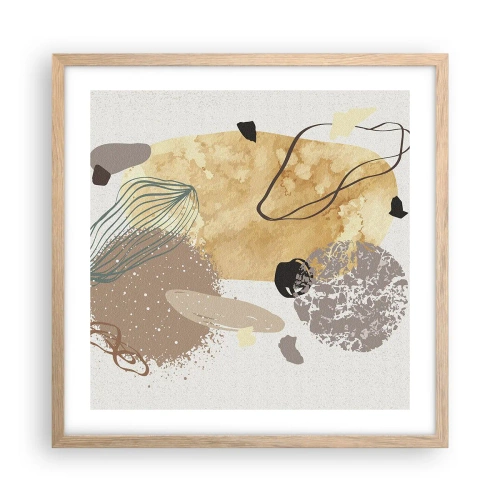 Plakat w ramie jasny dąb - Plumkologia stosowana - 50x50 cm