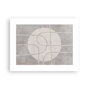 Plakat - Koliście i na wprost - 40x30 cm