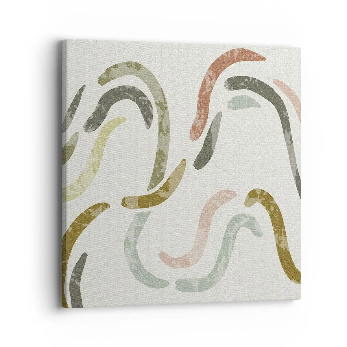 Obraz na płótnie - Radosny taniec abstrakcji - 40x40 cm