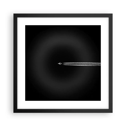Plakat w czarnej ramie - W inny wymiar - 40x40 cm