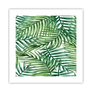 Plakat - Pod zielonym baldachimem - 40x40 cm