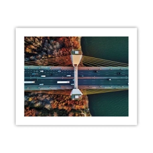 Plakat - ZA wodami, za lasami - 50x40 cm