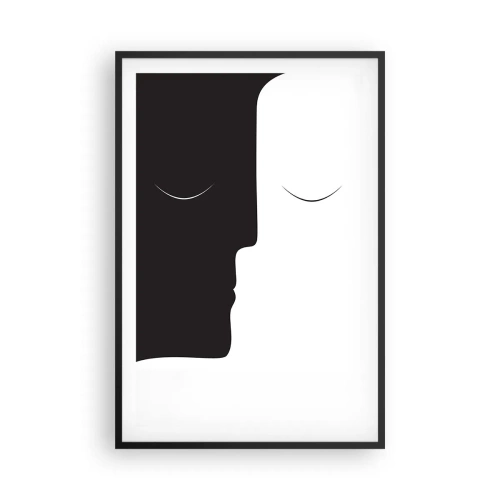 Plakat w czarnej ramie - Jedność przeciwieństw - 61x91 cm
