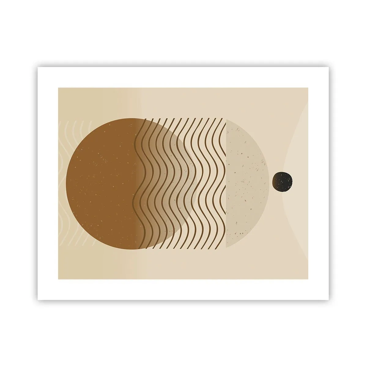 Plakat - O pochodzeniu figur geometrycznych - 50x40 cm