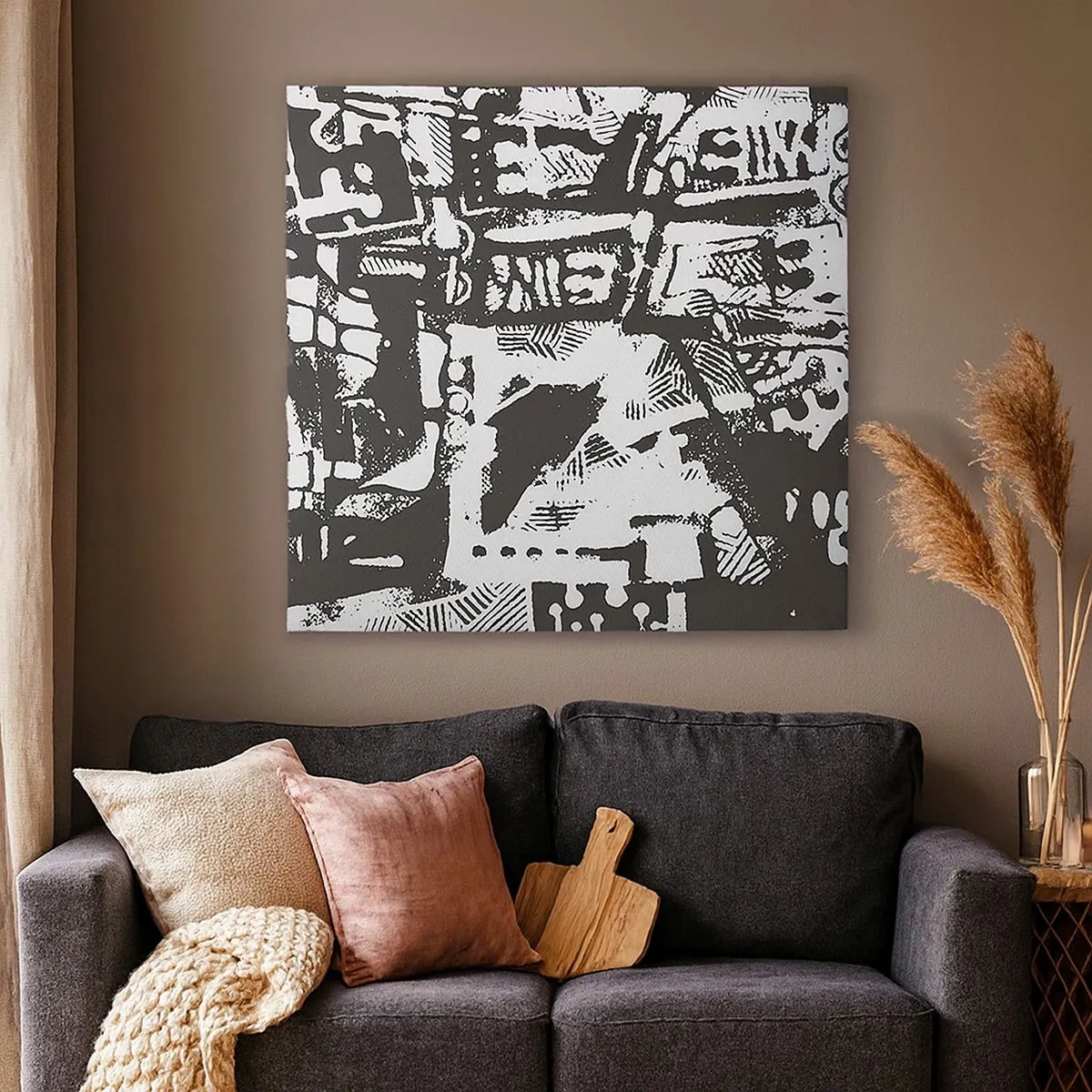 Obraz na płótnie - Porządek czy chaos? - 30x30 cm