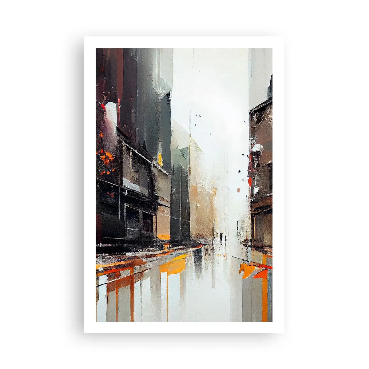 Plakat - Deszczowy dzień - 61x91 cm