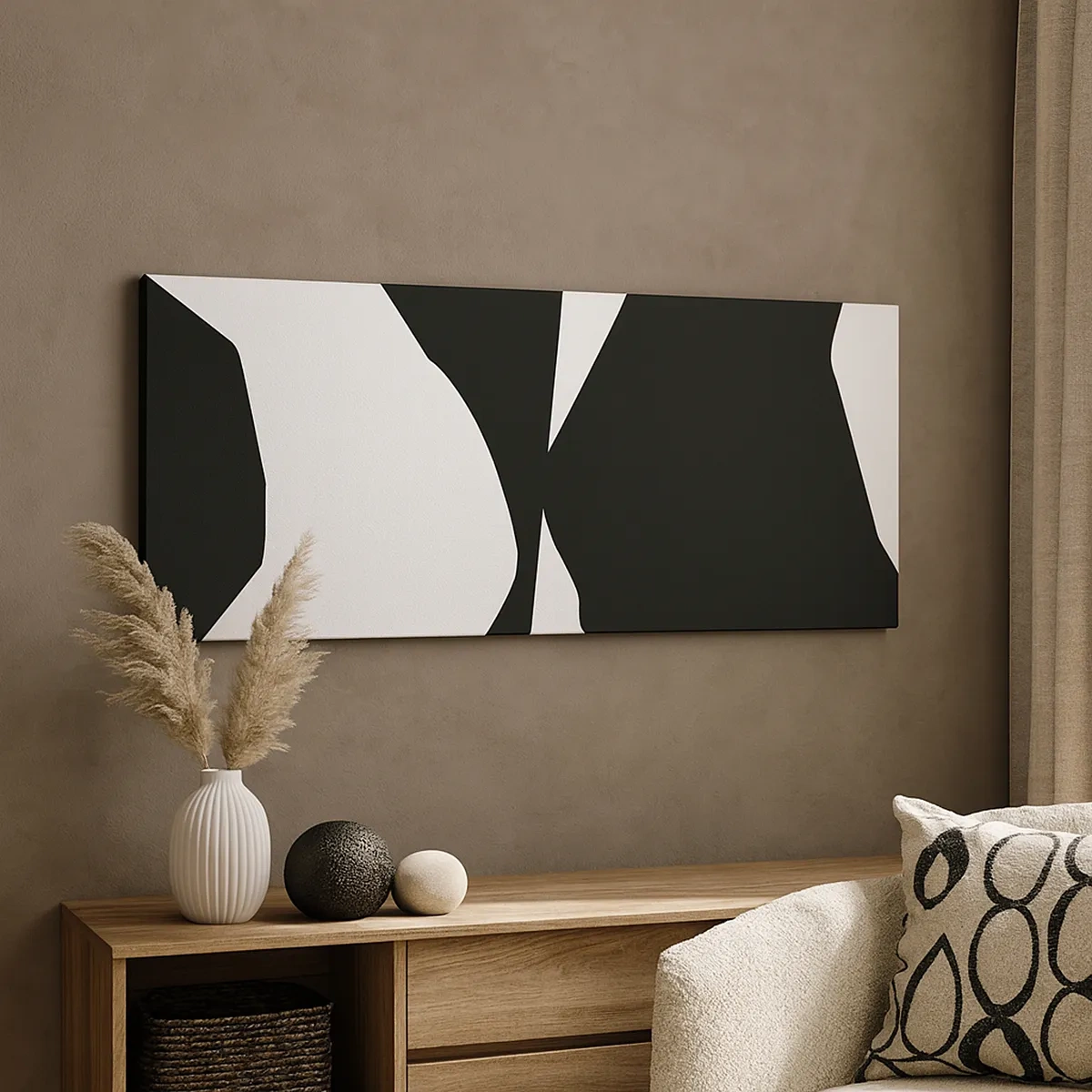 Obraz na płótnie - Pozytyw -negatyw - 30x30 cm