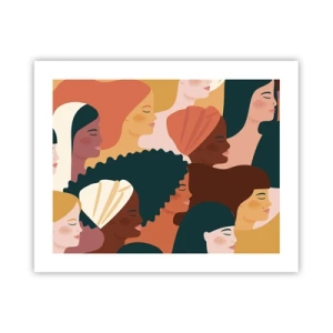 Plakat - Tylko kobiecość - 50x40 cm