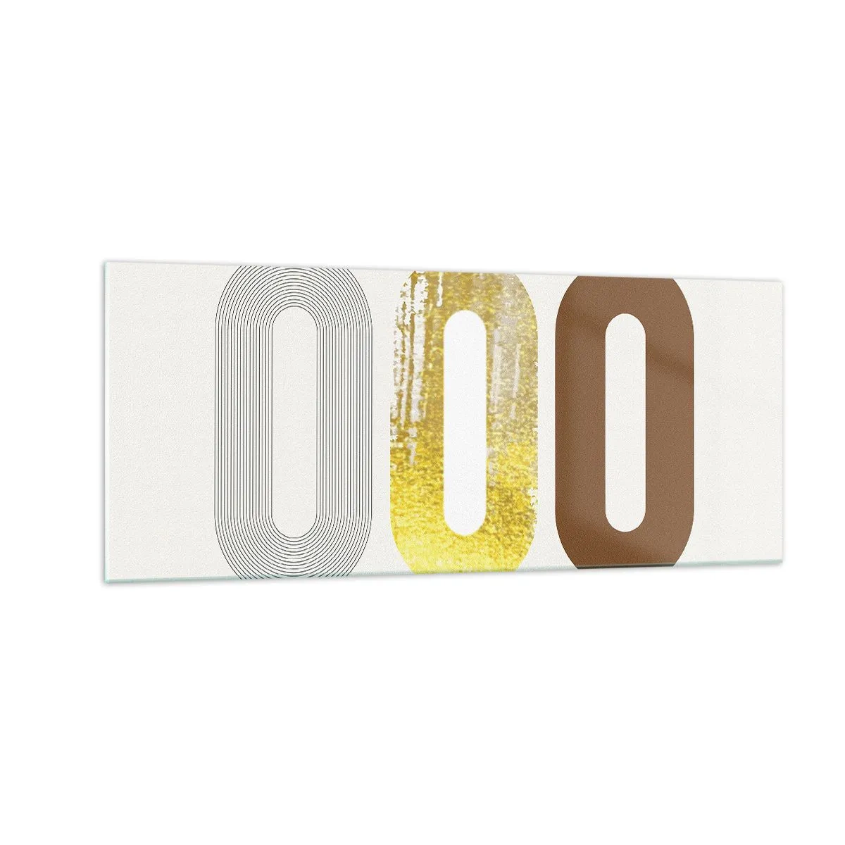 Obraz na szkle - Ooo! - 100x40 cm