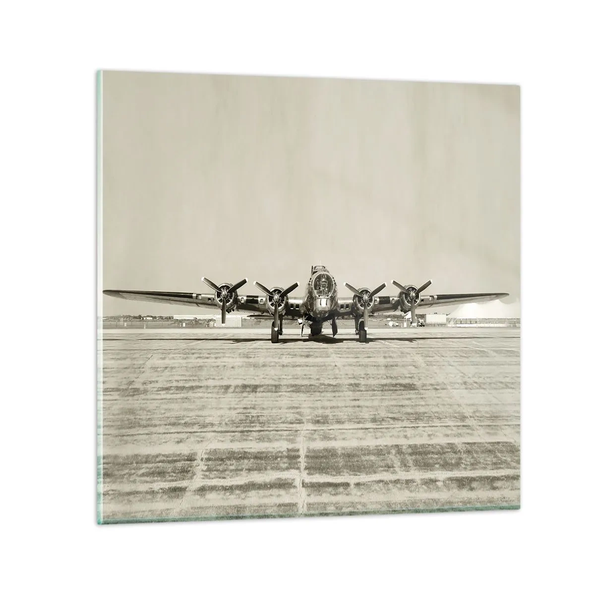 Obraz na szkle - Jak zawsze gotowy - 60x60 cm