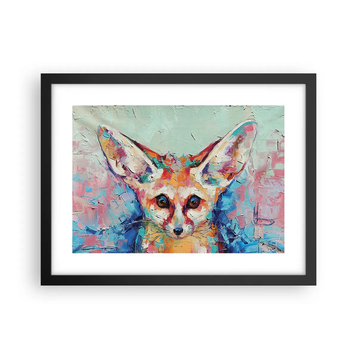 Plakat w czarnej ramie - Jesteście na mnie gotowi? - 40x30 cm