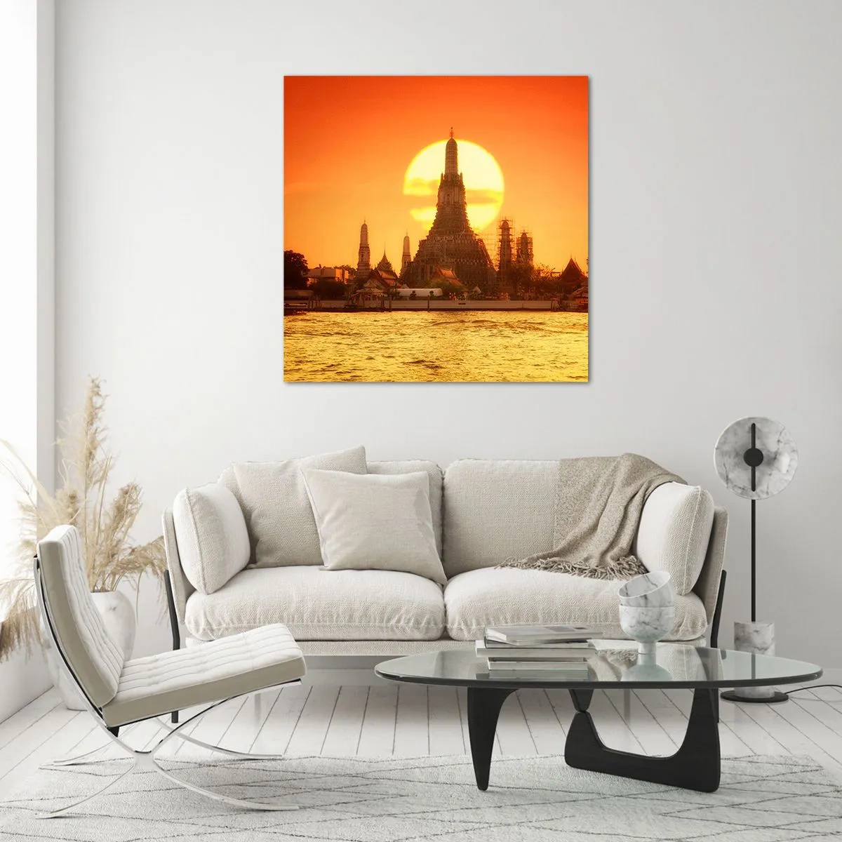 Obraz na szkle - Ku słońcu, zawsze ku słońcu - 50x50 cm