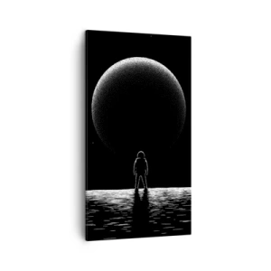 Obraz na płótnie - Twarzą w twarz - 45x80 cm