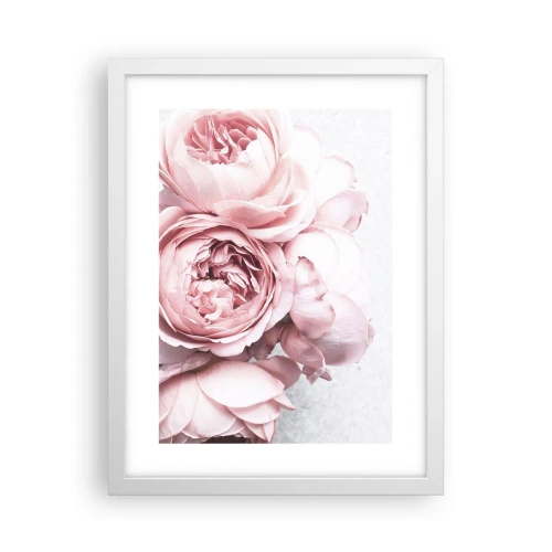 Plakat w białej ramie - Dla romantyków - 30x40 cm