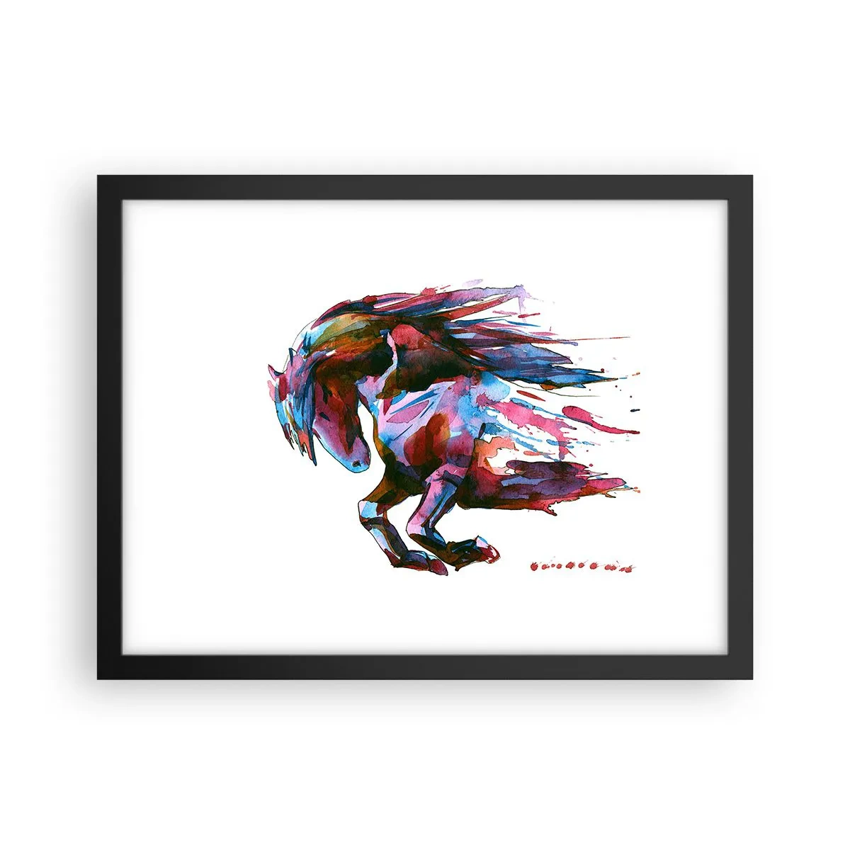 Plakat w czarnej ramie - W uniesieniu - 40x30 cm