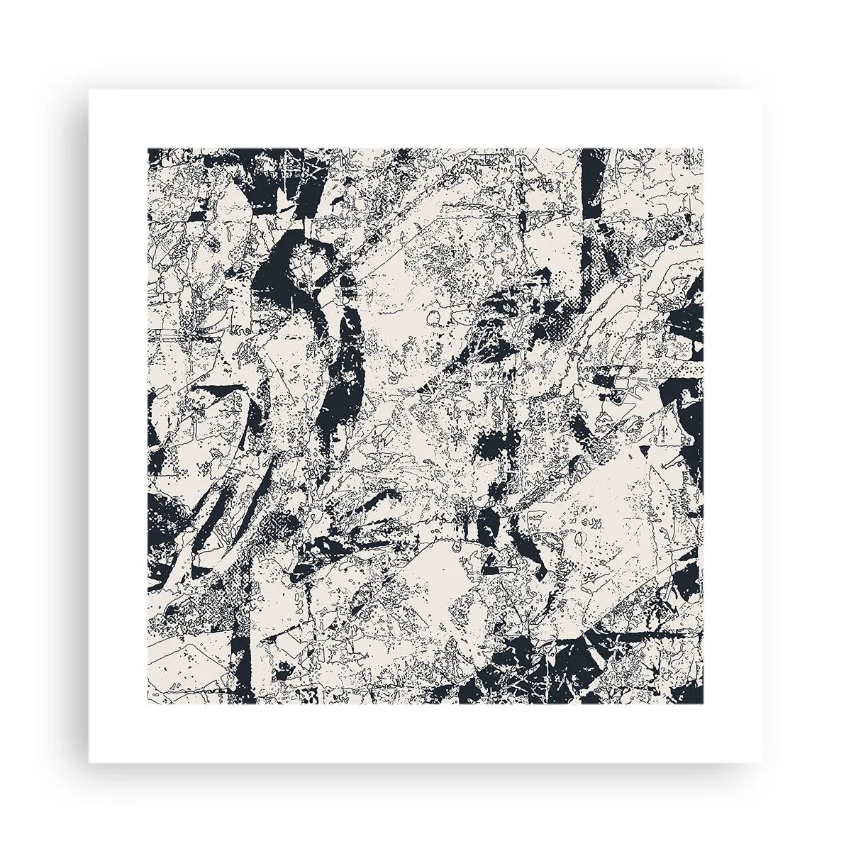 Plakat - Przenikanie przeciwieństw - 40x40 cm