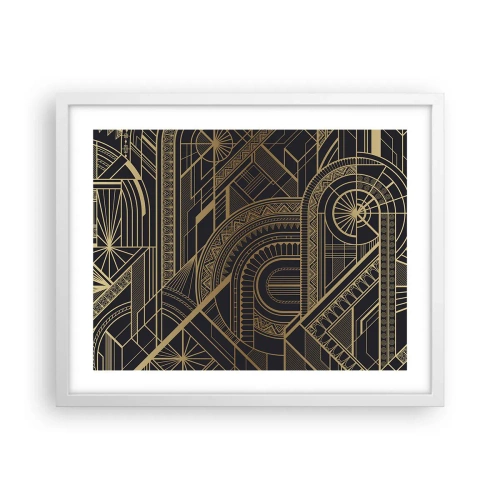 Plakat w białej ramie - Koncepty, idee, plany - 50x40 cm