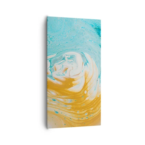 Obraz na płótnie - Pastelowy wir - 65x120 cm