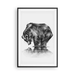 Plakat w czarnej ramie - Miło zobaczyć się z kimś bliskim - 61x91 cm