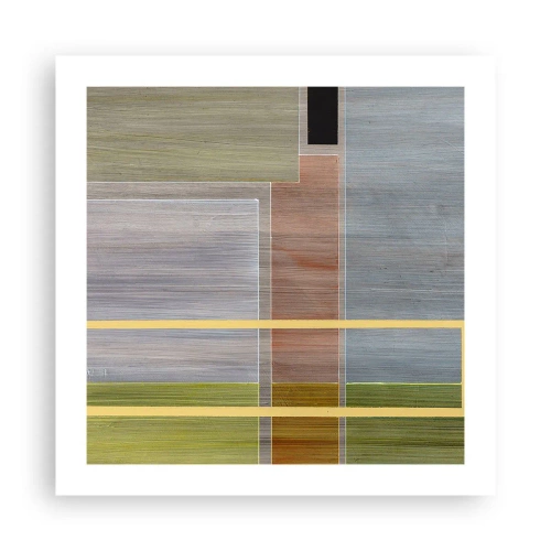 Plakat - Prosto i spokojnie - 50x50 cm