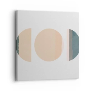 Obraz na płótnie - Koło za kołem - 30x30 cm