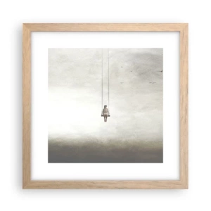 Plakat w ramie jasny dąb - Dziecko w nas - 30x30 cm