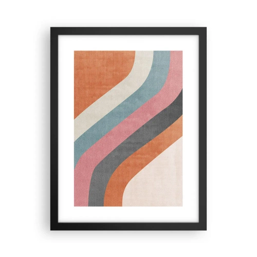 Plakat w czarnej ramie - Kompozycja diagonalna – ruch - 30x40 cm