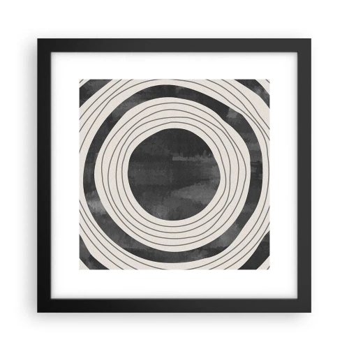 Plakat w czarnej ramie - W samo sedno - 30x30 cm