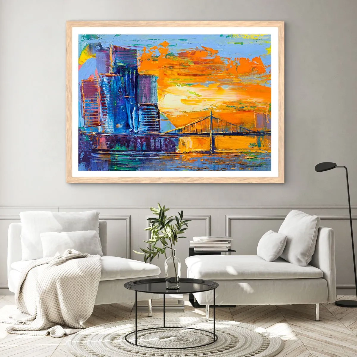 Plakat w ramie jasny dąb - Kultura i natura - 40x30 cm