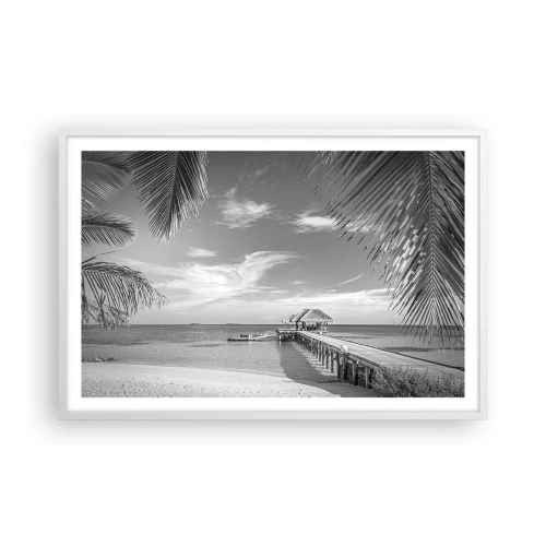 Plakat w białej ramie - Wspomnienie czy marzenie? - 91x61 cm