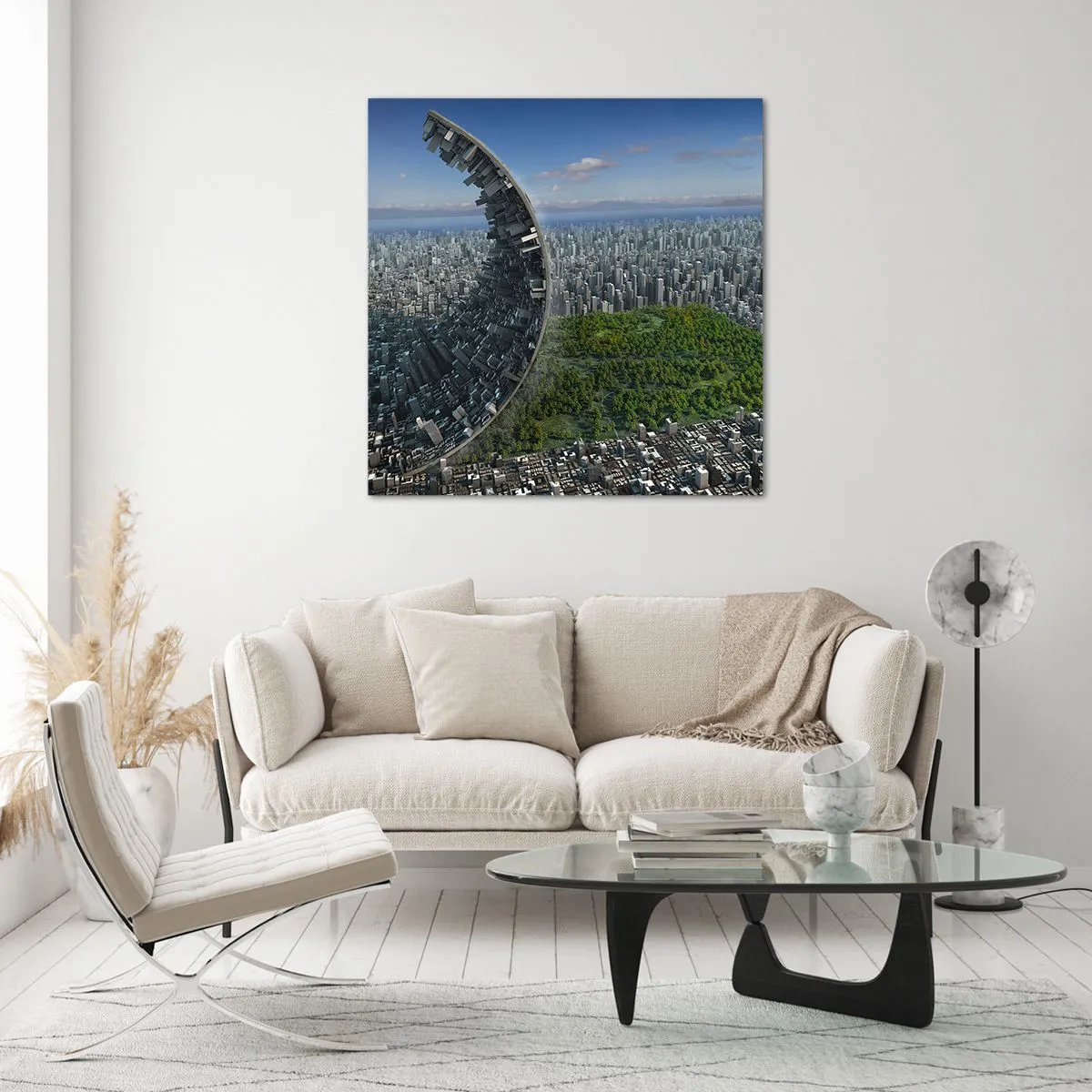 Obraz na szkle - Natura jest wieczna - 70x70 cm