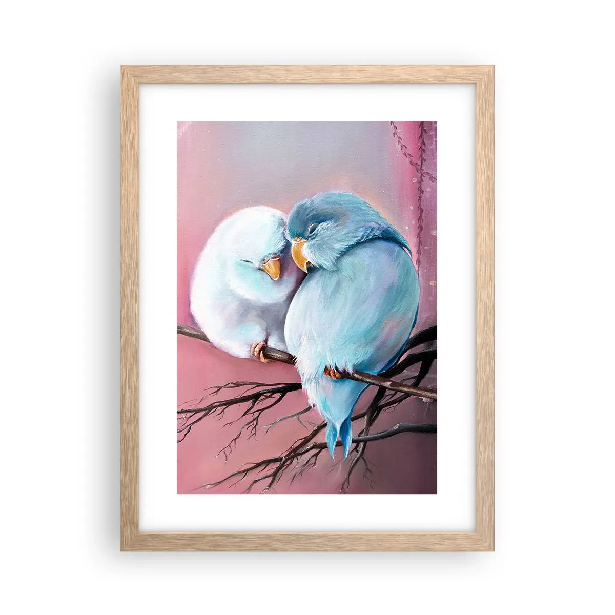 Plakat w ramie jasny dąb - Cóż tu dodać?… - 30x40 cm