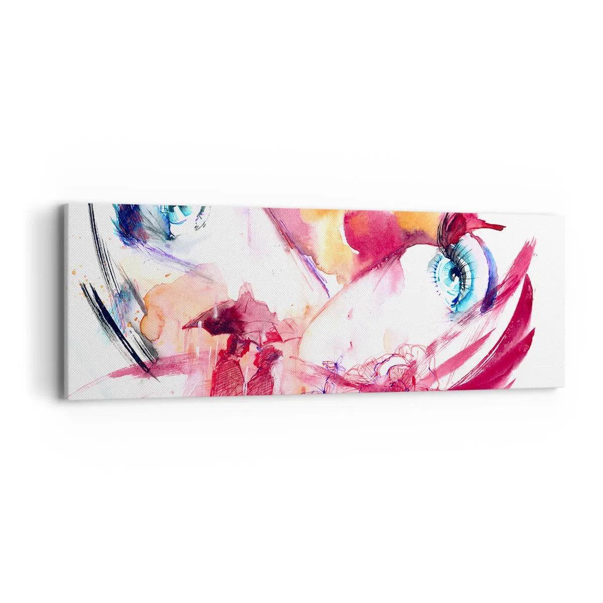 Obraz na płótnie - W bliskości świat rozkwita - 90x30 cm